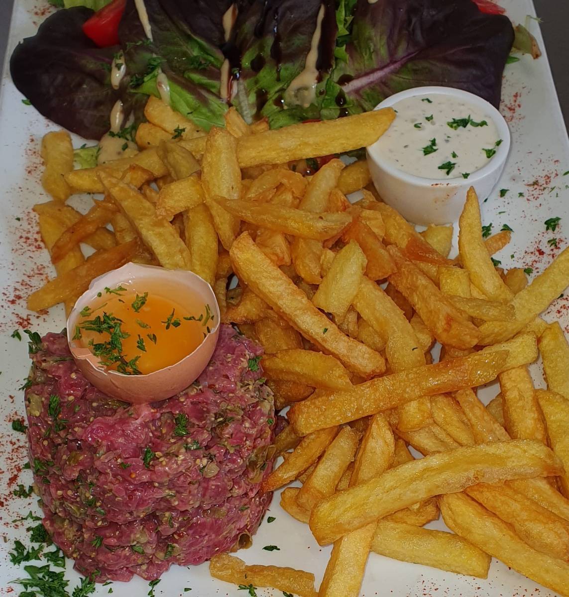 Tartare de Boeuf Charolais coupé au couteau